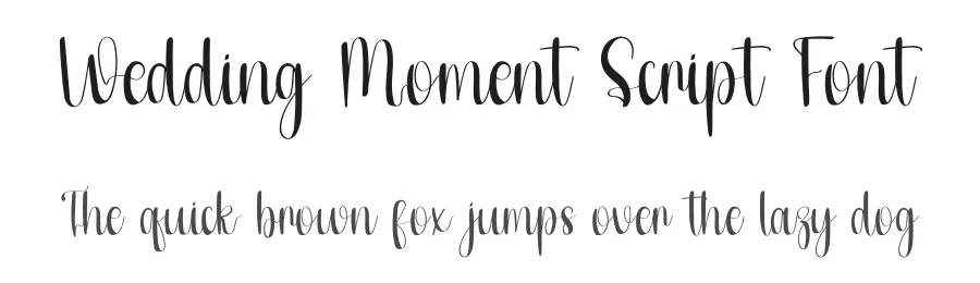 Wedding Moment Script Font by inermediaSTUDIO — Script Handwritten Font