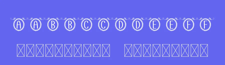 Wedding Monogram Display Font by creativeletter — Decorative Font — thumbnail 3