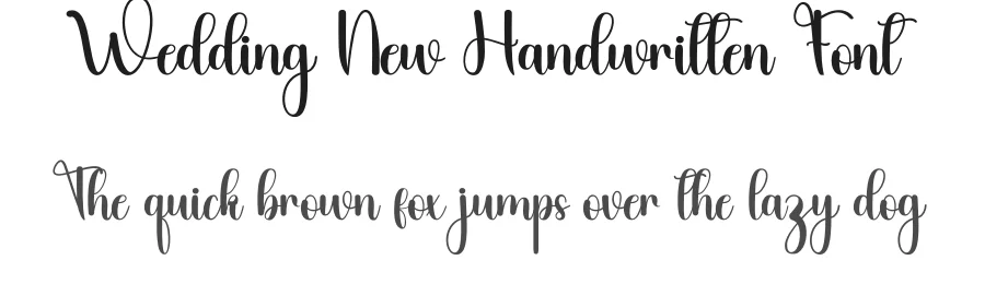 Wedding New Handwritten Font by inermediaSTUDIO — Script Handwritten Font