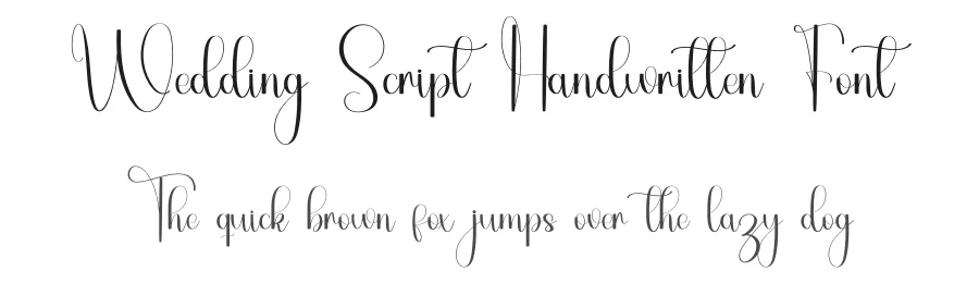 Wedding Script Handwritten Font by inermediaSTUDIO — Script Handwritten Font