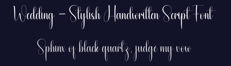Wedding – Stylish Handwritten Script Font by andikastudio — Script Handwritten Font — thumbnail 2