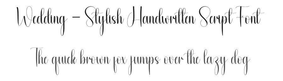 Wedding – Stylish Handwritten Script Font by andikastudio — Script Handwritten Font
