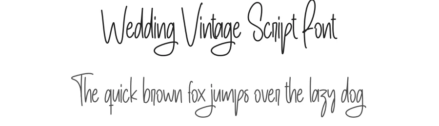 Wedding Vintage Script Font by creativeletter — Script Handwritten Font
