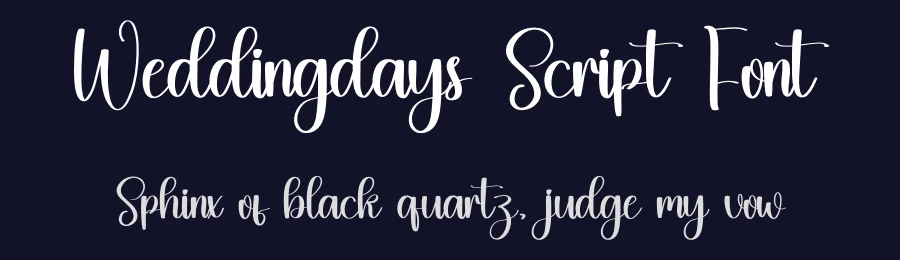 Weddingdays Script Font by inermediaSTUDIO — Script Handwritten Font — thumbnail 2