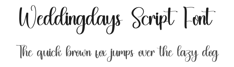 Weddingdays Script Font by inermediaSTUDIO — Script Handwritten Font