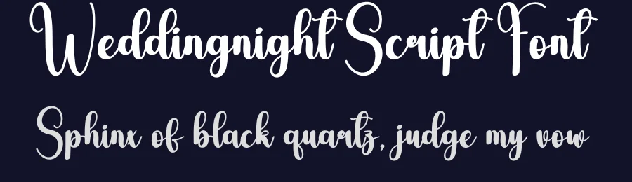 Weddingnight Script Font by andikastudio — Script Handwritten Font — thumbnail 2