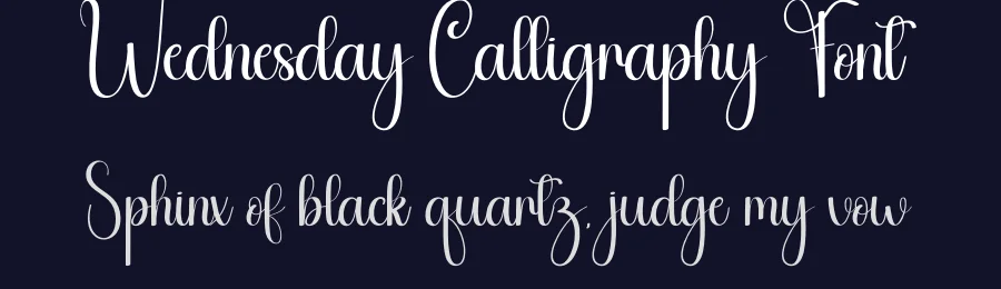 Wednesday Calligraphy Font by andikastudio — Script Handwritten Font — thumbnail 2