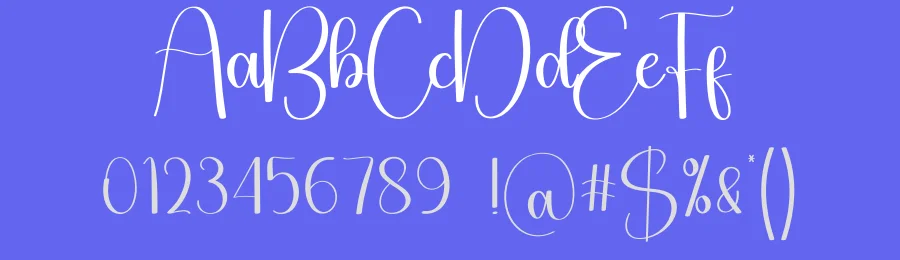 Wednesday Calligraphy Font by creativeletter — Script Handwritten Font — thumbnail 3