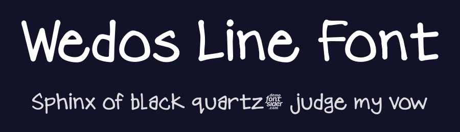Wedos Line Font by fontsider — Display Font — thumbnail 2