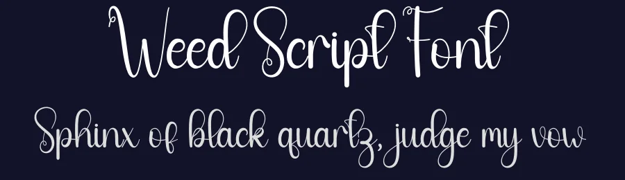 Weed Script Font by andikastudio — Script Handwritten Font — thumbnail 2