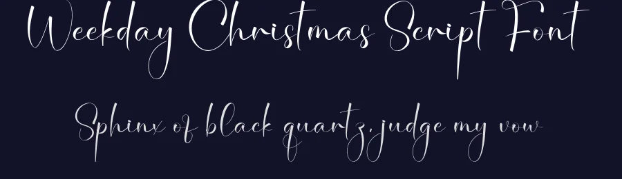 Weekday Christmas Script Font by creativeletter — Script Handwritten Font — thumbnail 2