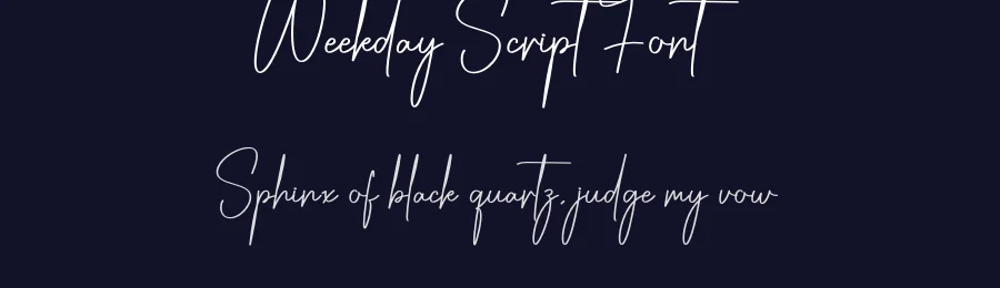 Weekday Script Font by creativeletter — Script Handwritten Font — thumbnail 2