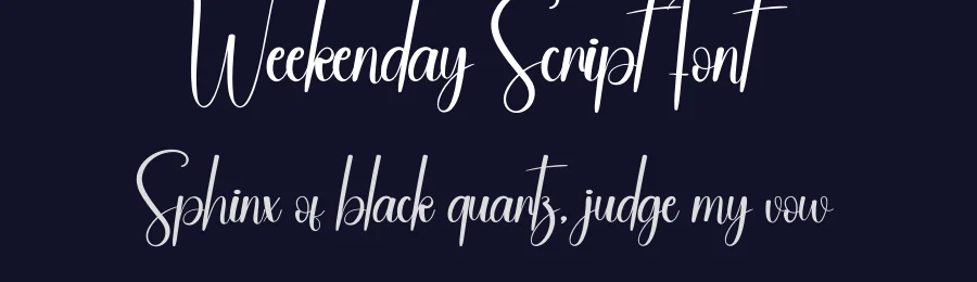 Weekenday Script Font by andikastudio — Script Handwritten Font — thumbnail 2