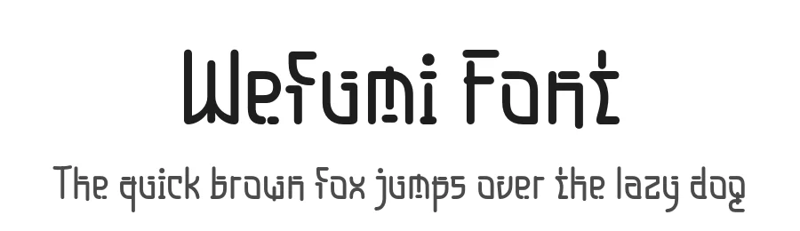 Wefumi Font by productype — Decorative Font
