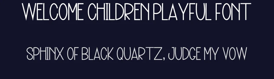 Welcome Children Playful Font by inermediaSTUDIO — Display Font — thumbnail 2