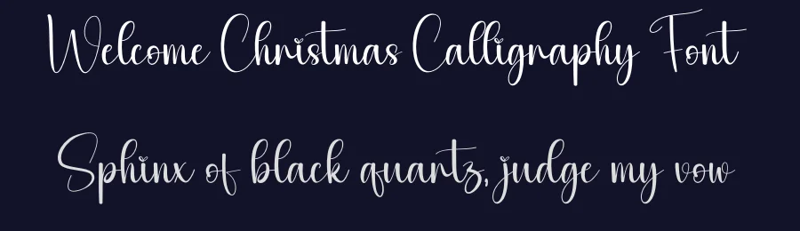 Welcome Christmas Calligraphy Font by andikastudio — Script Handwritten Font — thumbnail 2