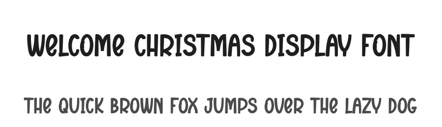 Welcome Christmas Display Font by andikastudio — Display Font