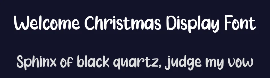 Welcome Christmas Display Font by inermediaSTUDIO — Display Font — thumbnail 2