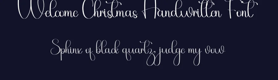 Welcome Christmas Handwritten Font by inermediaSTUDIO — Script Handwritten Font — thumbnail 2