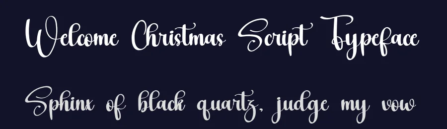 Welcome Christmas Script Typeface by inermediaSTUDIO — Script Handwritten Font — thumbnail 2