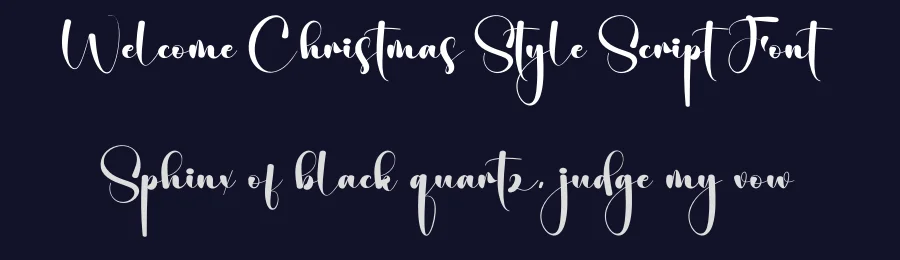 Welcome Christmas Style Script Font by creativeletter — Script Handwritten Font — thumbnail 2