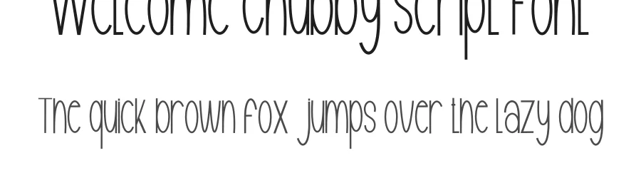 Welcome Chubby Script Font by inermediaSTUDIO — Display Font