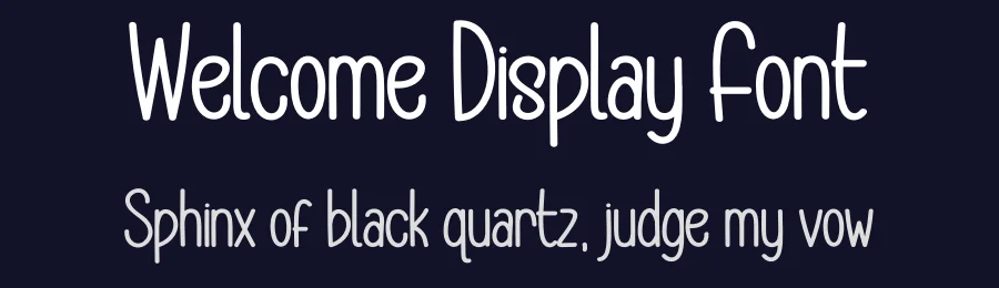 Welcome Display Font by Wati Studio — Display Font — thumbnail 2