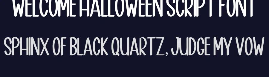 Welcome Halloween Script Font by inermediaSTUDIO — Display Font — thumbnail 2