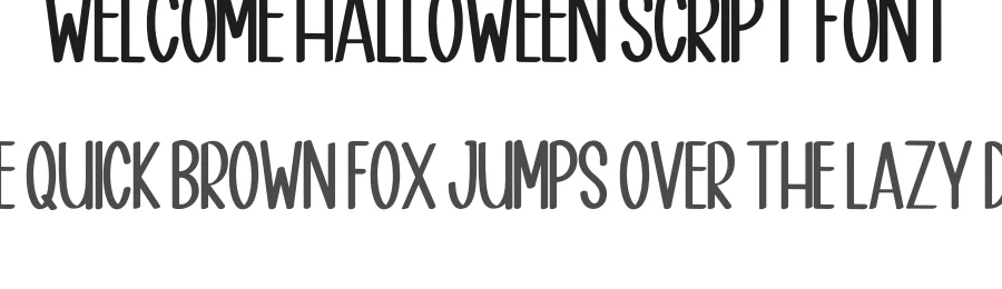 Welcome Halloween Script Font by inermediaSTUDIO — Display Font