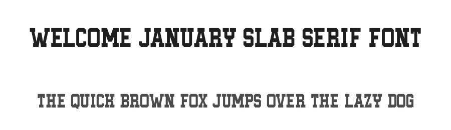 Welcome January Slab Serif Font by Almairatype — Decorative Font
