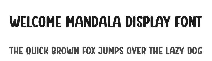 Welcome Mandala Display Font by andikastudio — Display Font