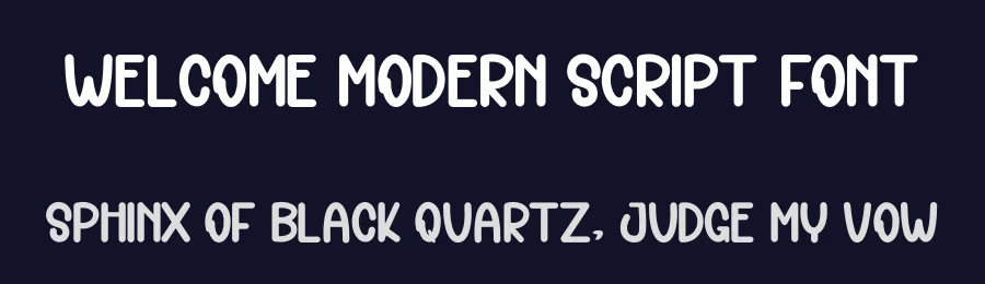 Welcome Modern Script Font by inermediaSTUDIO — Display Font — thumbnail 2