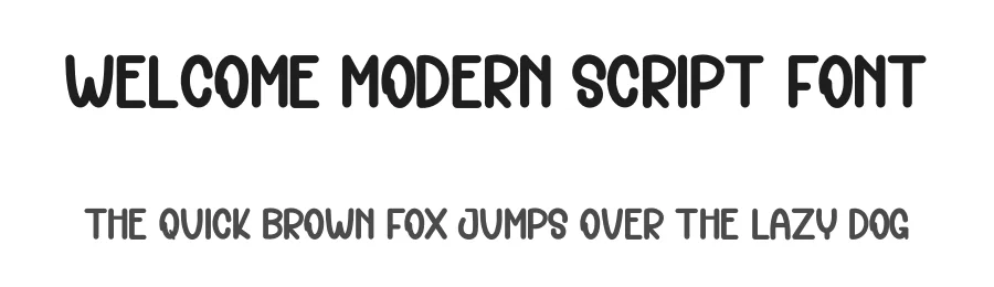 Welcome Modern Script Font by inermediaSTUDIO — Display Font