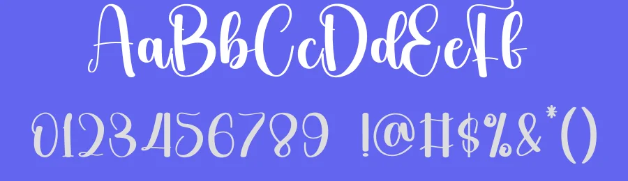Welcome Mountain Calligraphy Font by creativeletter — Script Handwritten Font — thumbnail 3