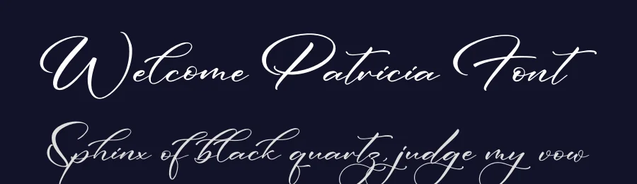 Welcome Patricia Font by letterfabric — Script Handwritten Font — thumbnail 2