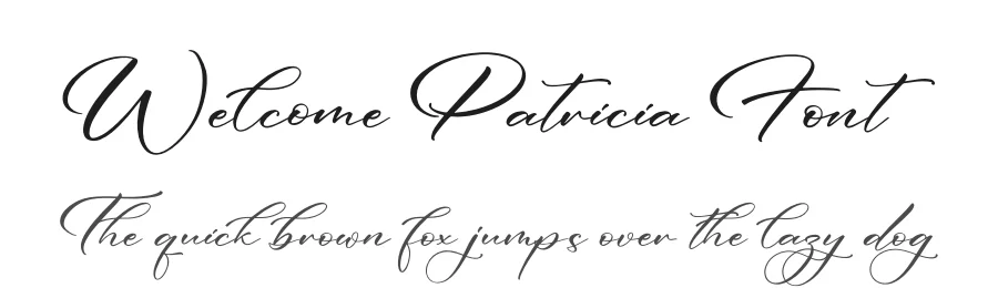 Welcome Patricia Font by letterfabric — Script Handwritten Font