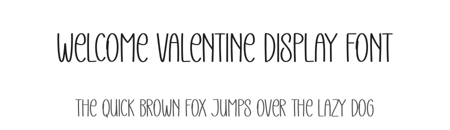 Welcome Valentine Display Font by andikastudio — Display Font