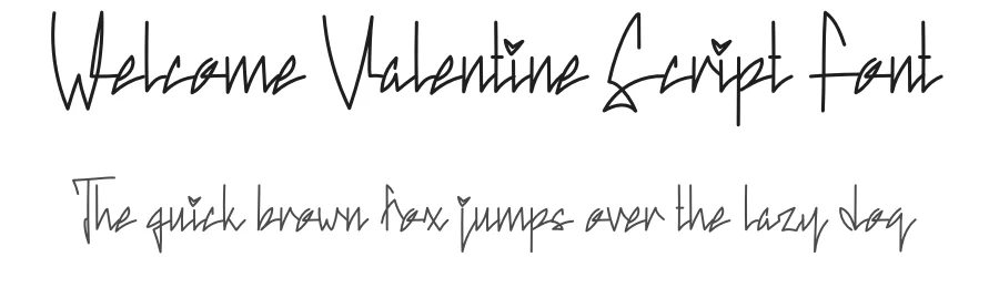 Welcome Valentine Script Font by levincreative — Script Handwritten Font
