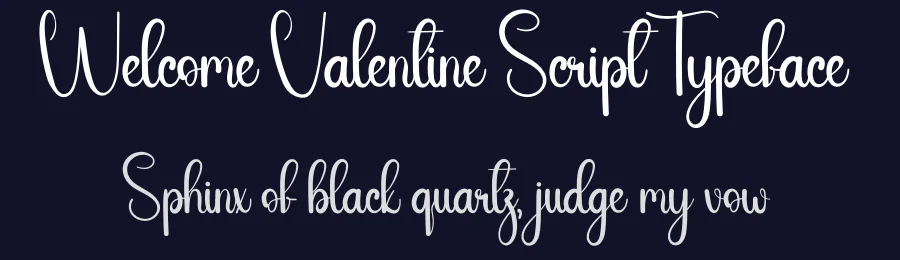 Welcome Valentine Script Typeface by andikastudio — Script Handwritten Font — thumbnail 2