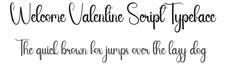 Welcome Valentine Script Typeface by andikastudio — Script Handwritten Font