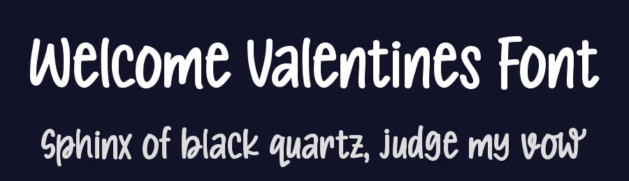 Welcome Valentines Font by nasiruzzaman — Display Font — thumbnail 2