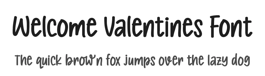 Welcome Valentines Font by nasiruzzaman — Display Font