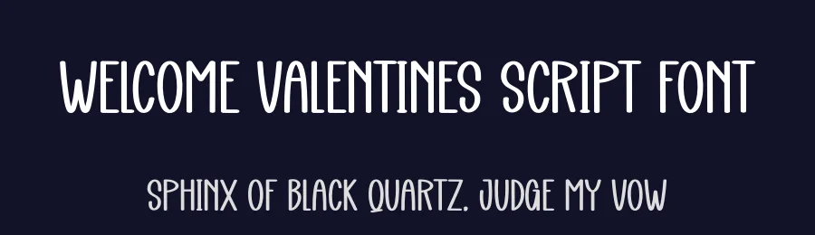 Welcome Valentines Script Font by creativeletter — Display Font — thumbnail 2