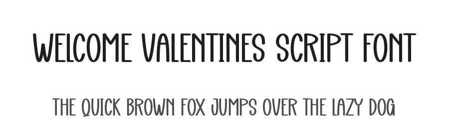 Welcome Valentines Script Font by creativeletter — Display Font