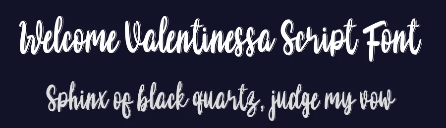 Welcome Valentinessa Script Font by freshtypeink — Script Handwritten Font — thumbnail 2