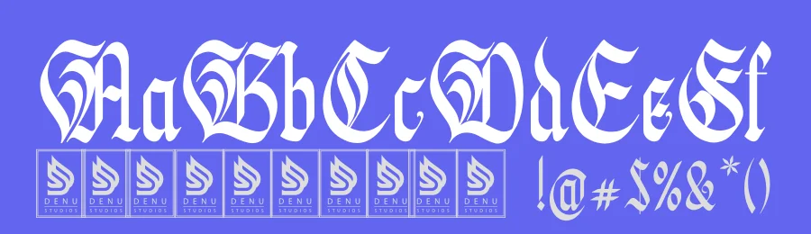 Welgard | Black Metal Font by Denustudios — Blackletter Font — thumbnail 3