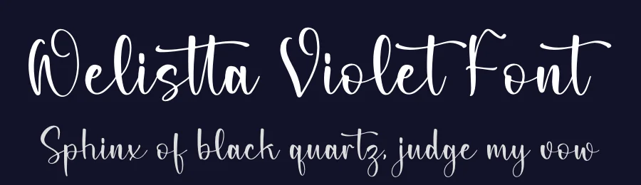 Welistta Violet Font by letterfabric — Script Handwritten Font — thumbnail 2