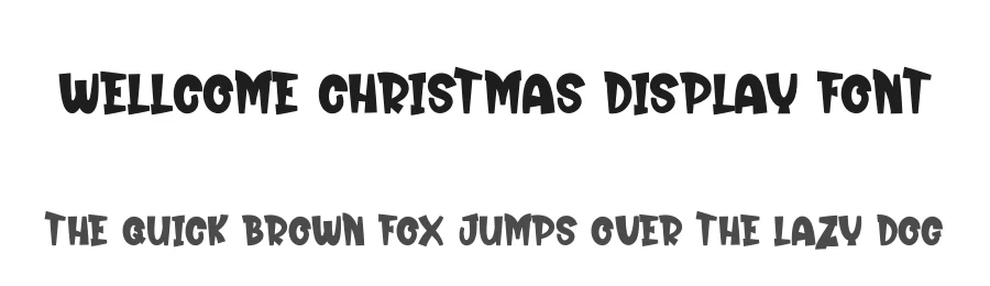 Wellcome Christmas Display Font by andikastudio — Display Font