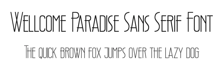 Wellcome Paradise Sans Serif Font by letterenastudios — Sans Serif Font
