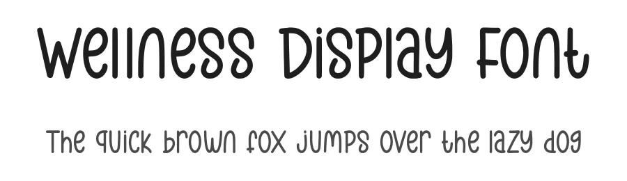 Wellness Display Font by Craftedtype — Decorative Font